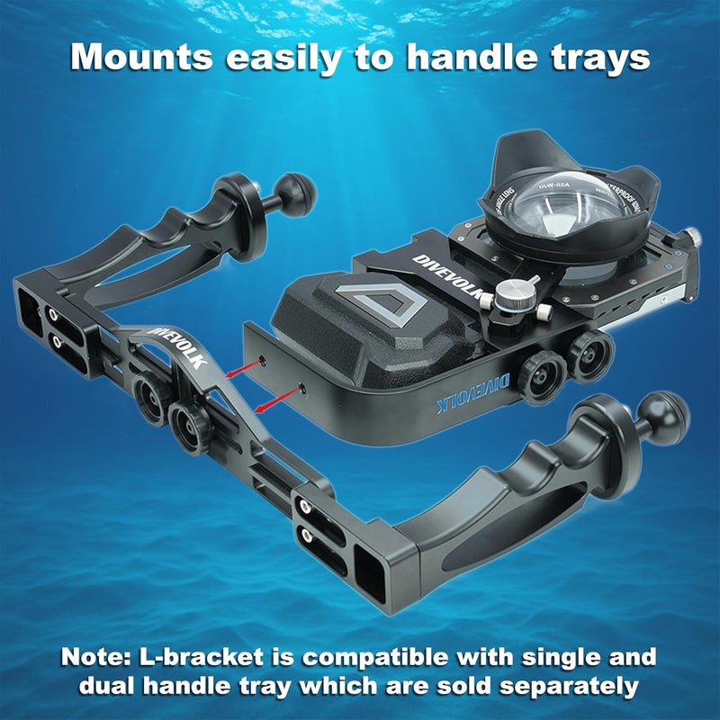 DIVEVOLK Vertical Horizontal Switching L Bracket for Seatouch 4 Max housing - Image 4